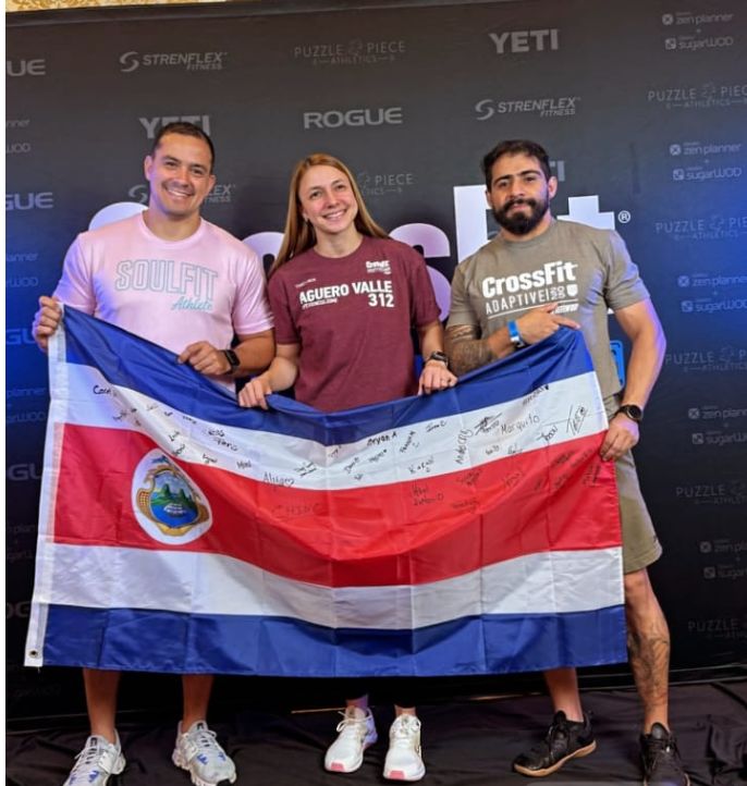 Atleta no vidente Andrea Agüero Valle representa a Costa Rica en los Juegos CrossFit Adaptativos 2025 en Las Vegas